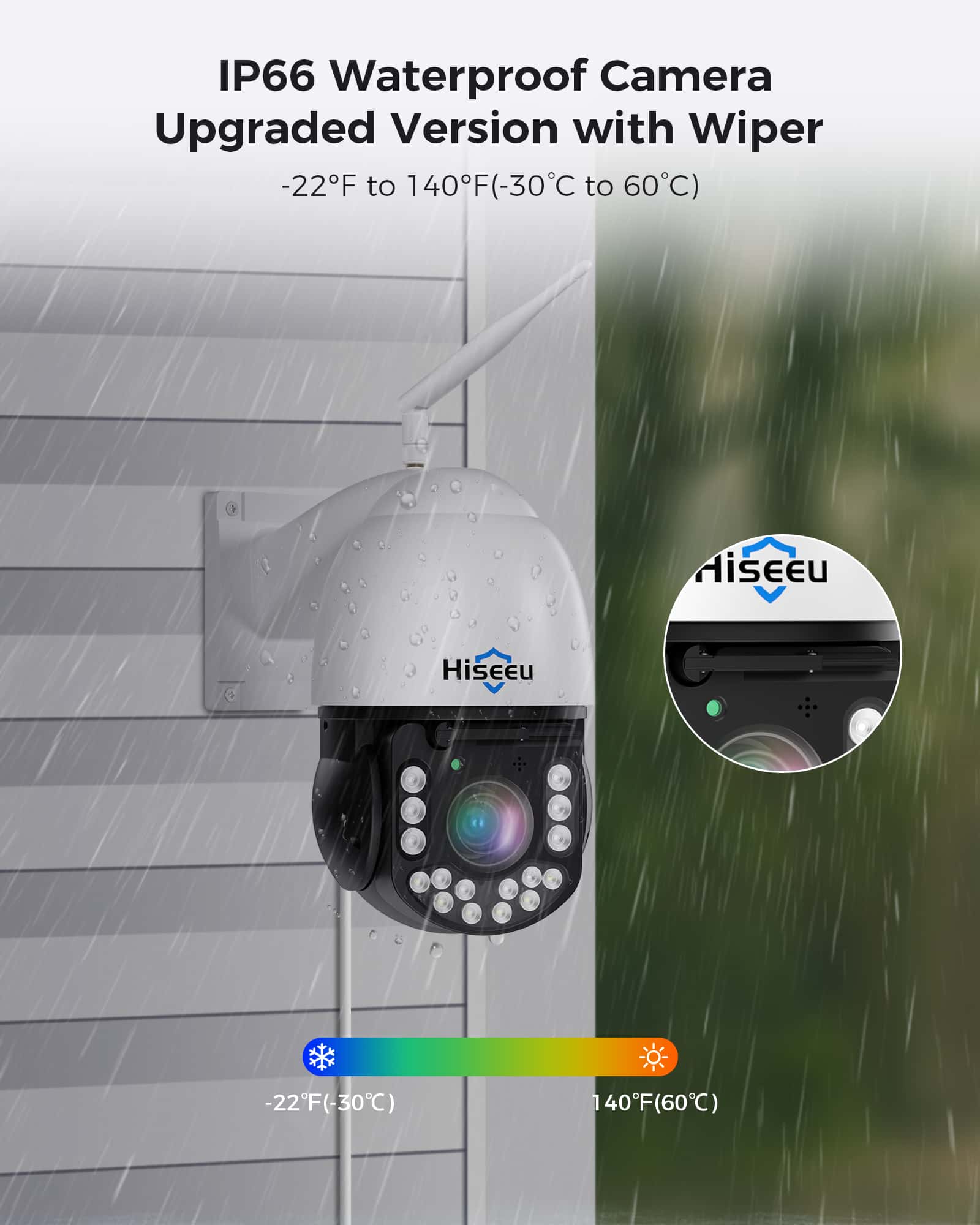 2K PTZ 30X Optical Zoom 5G/2.4Ghz WiFi Security Camera Outdoor with Two Way Audio