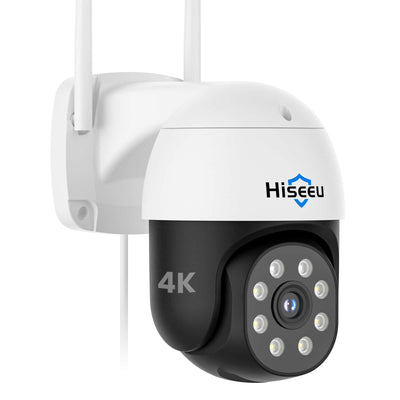 WiFi Pro 2.4&5GHz 4K 8MP 360° View Wireless Home Security Camera With Auto Tracking