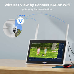 4MP PTZ 𝟯𝟲𝟬° 𝙑𝙞𝙚𝙬  10X Zoom PanSecurity Camera Outdoor with IP66 Waterproof