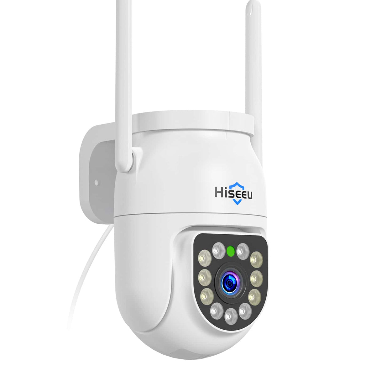 Hiseeu 2K 3MP PTZ WiFi Security Camera with Spotlight, 360°View Auto Tracking,Color Night Vision, Waterproof, 2-Way Audio,SD & Cloud Storage 5G&2.4G Wifi