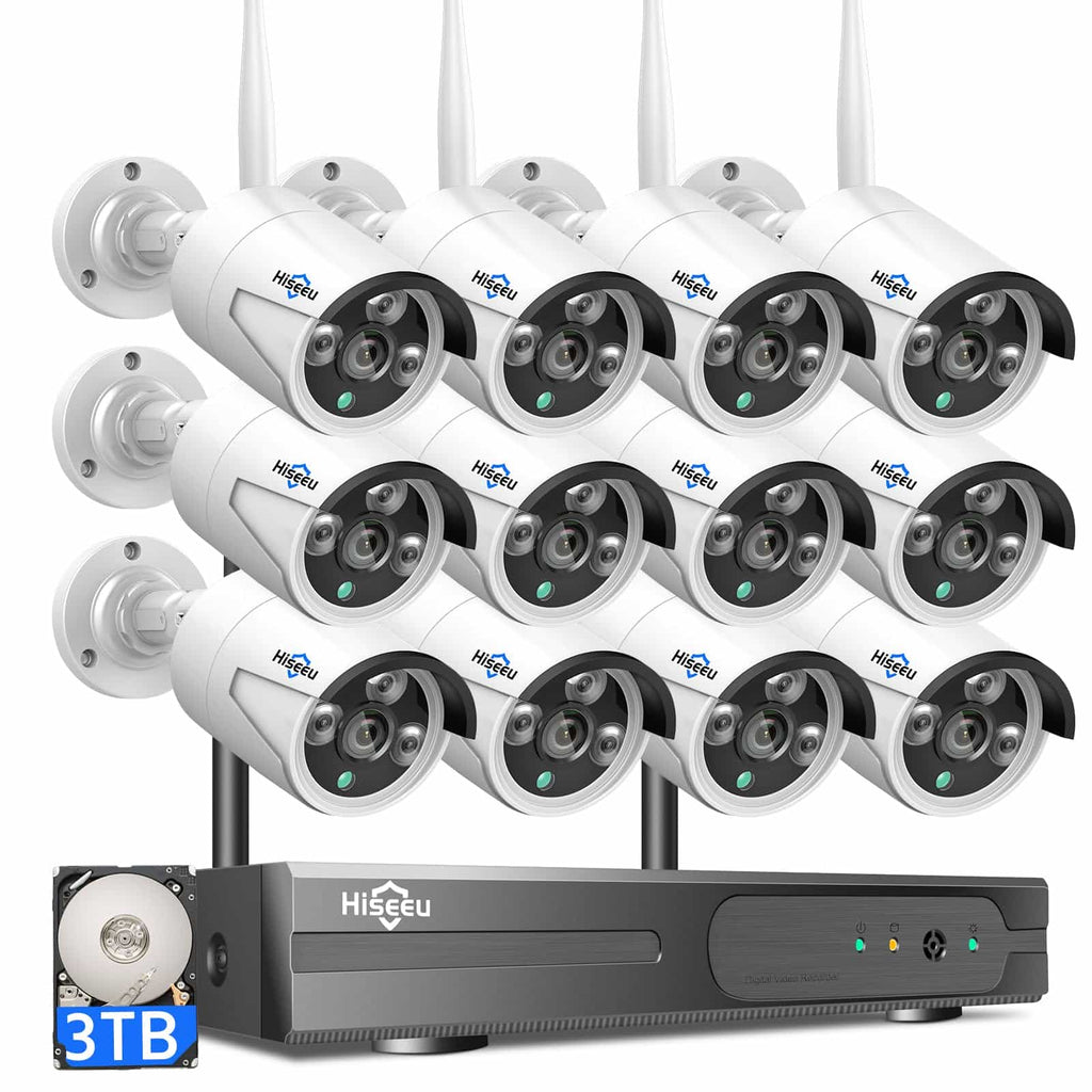 Wireless Pro, 100ft Range, Expandable 16Channels 4K NVR] 5MP
