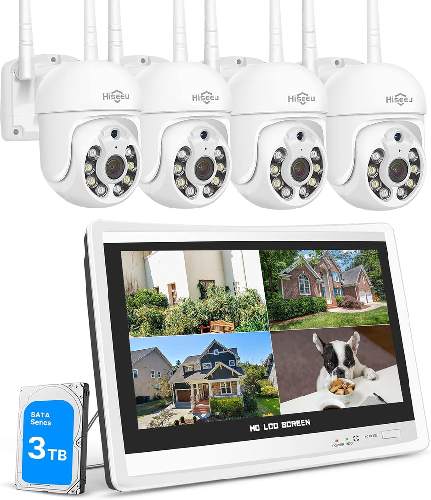 [1096] Hiseeu Wireless NVR Kit 防犯カメラセット Hiseeu 防犯カメラセット NVRキット 楽天市場】ワイヤレス防犯カメラ