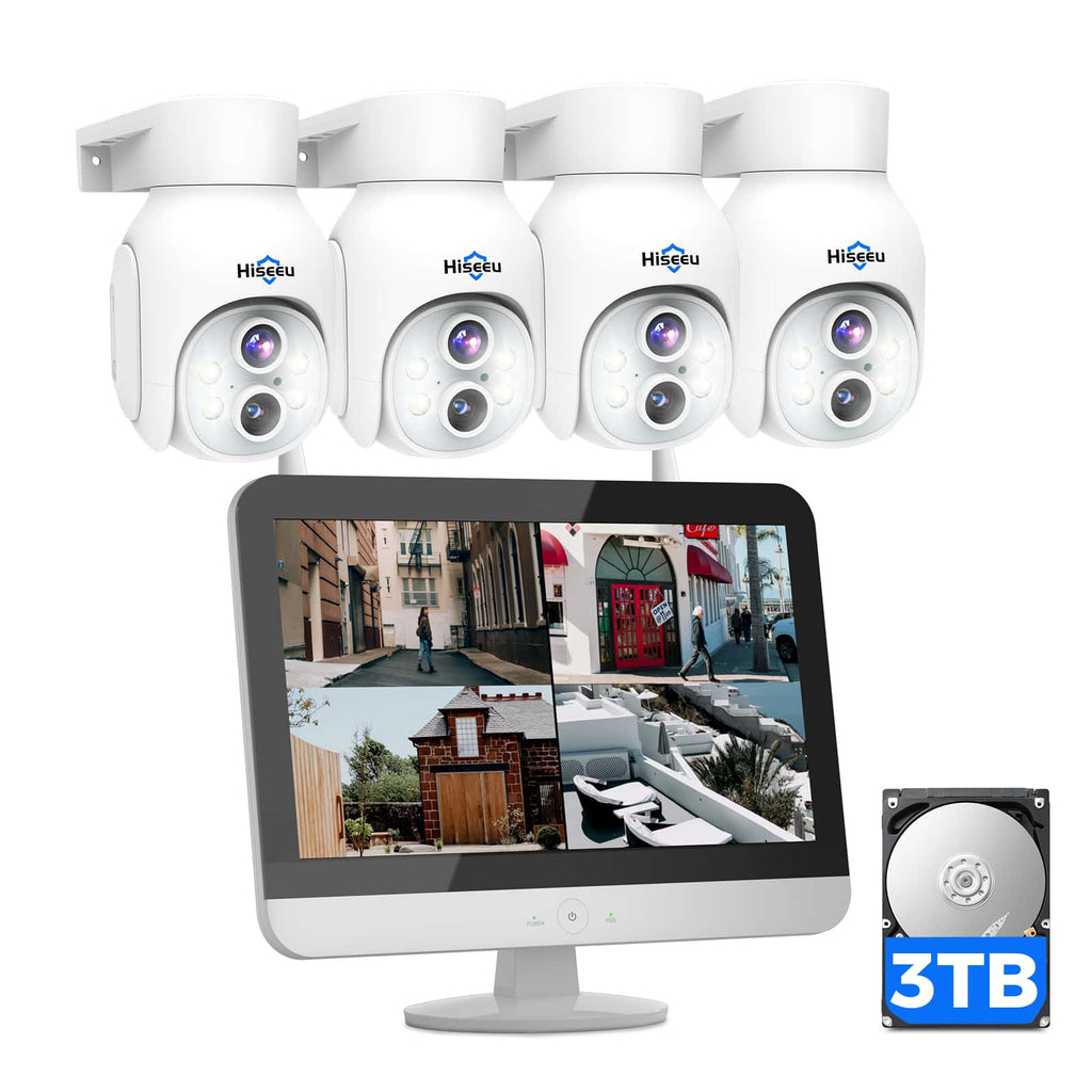 [1096] Hiseeu Wireless NVR Kit 防犯カメラセット Amazon.co.jp: 防犯カメラ ワイヤレスHiseeu 一体型NVR 1920P