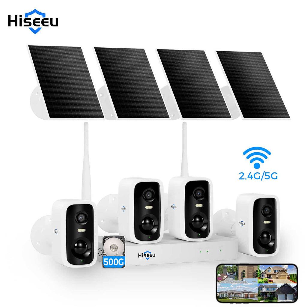 Wireless Pro, 2-Way Audio, Expandable 10Channels NVR] 4MP Wireless
