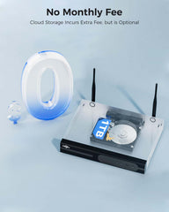 Wireless Pro, 100ft Range, Expandable 10Channels 4K NVR] 2K 3MP