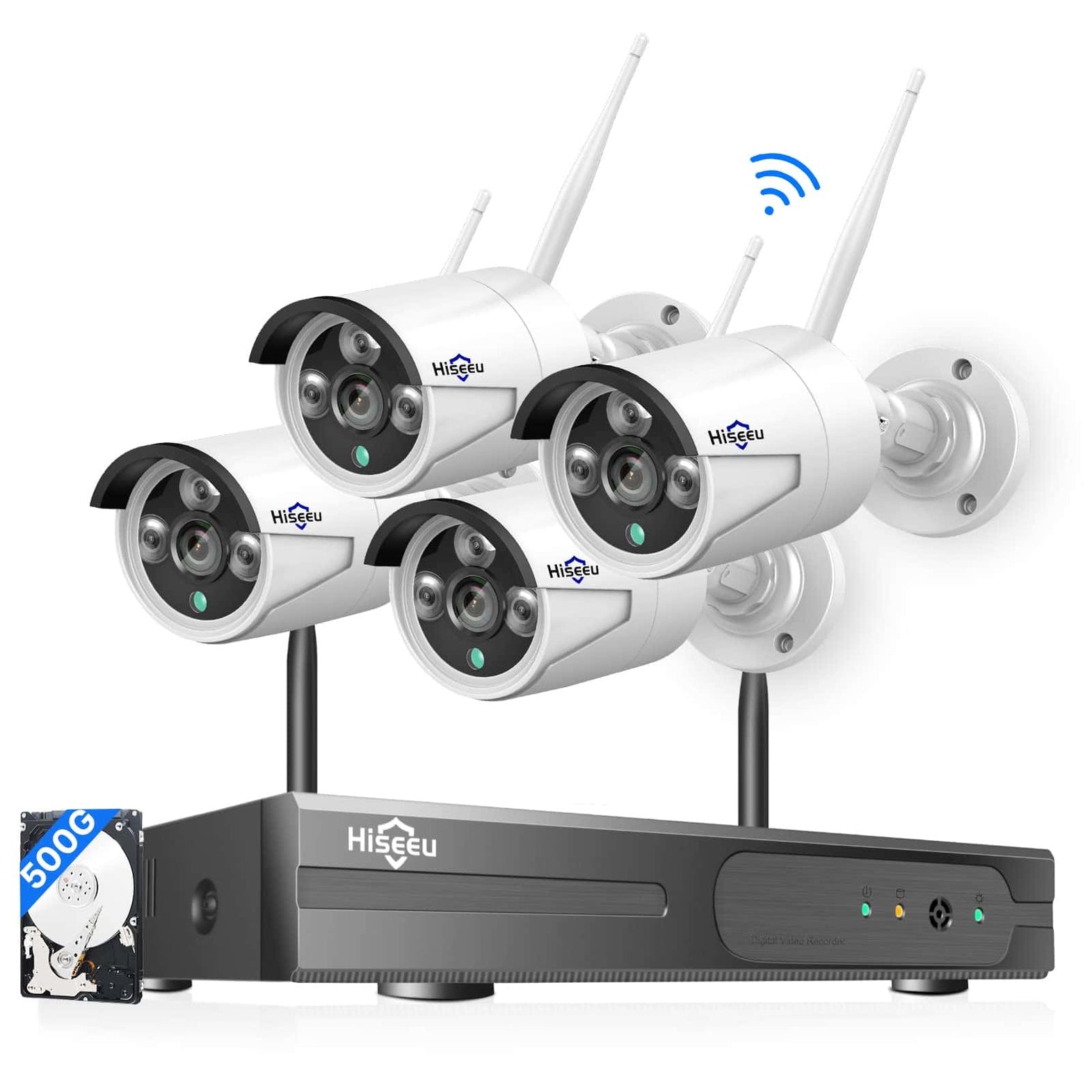 WiFi Home Camera Systems with NVR – Hiseeu