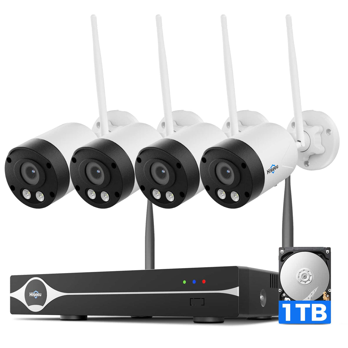 جهاز تسجيل الفيديو الشبكي Hiseeu Wireless Pro ذو 16 قناة