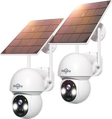 4MP Solar PTZ 360° View Wireless Battery Camera WIth No Monthly