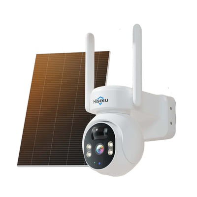 4MP No Monthly Fee PTZ 360° View Solar Wireless Battery Camera With Color Night Vision