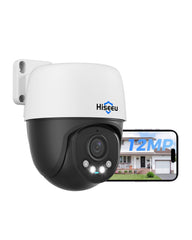 12MP PoE 360° Panoramic PTZ Wired Security Camera Human Auto Tracking