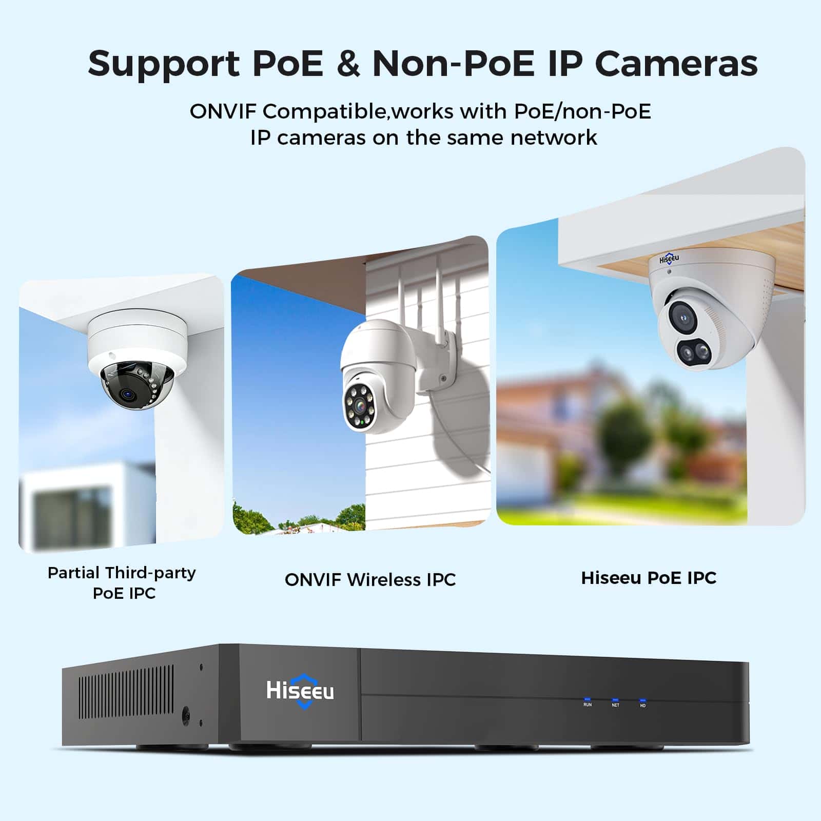 12MP + 16CH Extendable] Hiseeu 12MP PoE 8 Ports NVR Network Video Rec