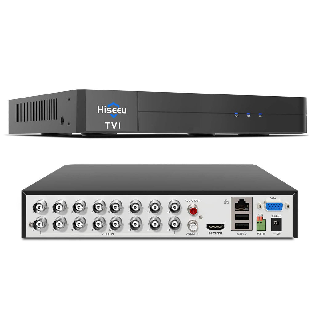 Hiseeu HD NVR 3チャンネル録画機 中古 Hiseeu 5MP Lite DVR 16 Channel Security 3K Lite H.265+ Digital Video R