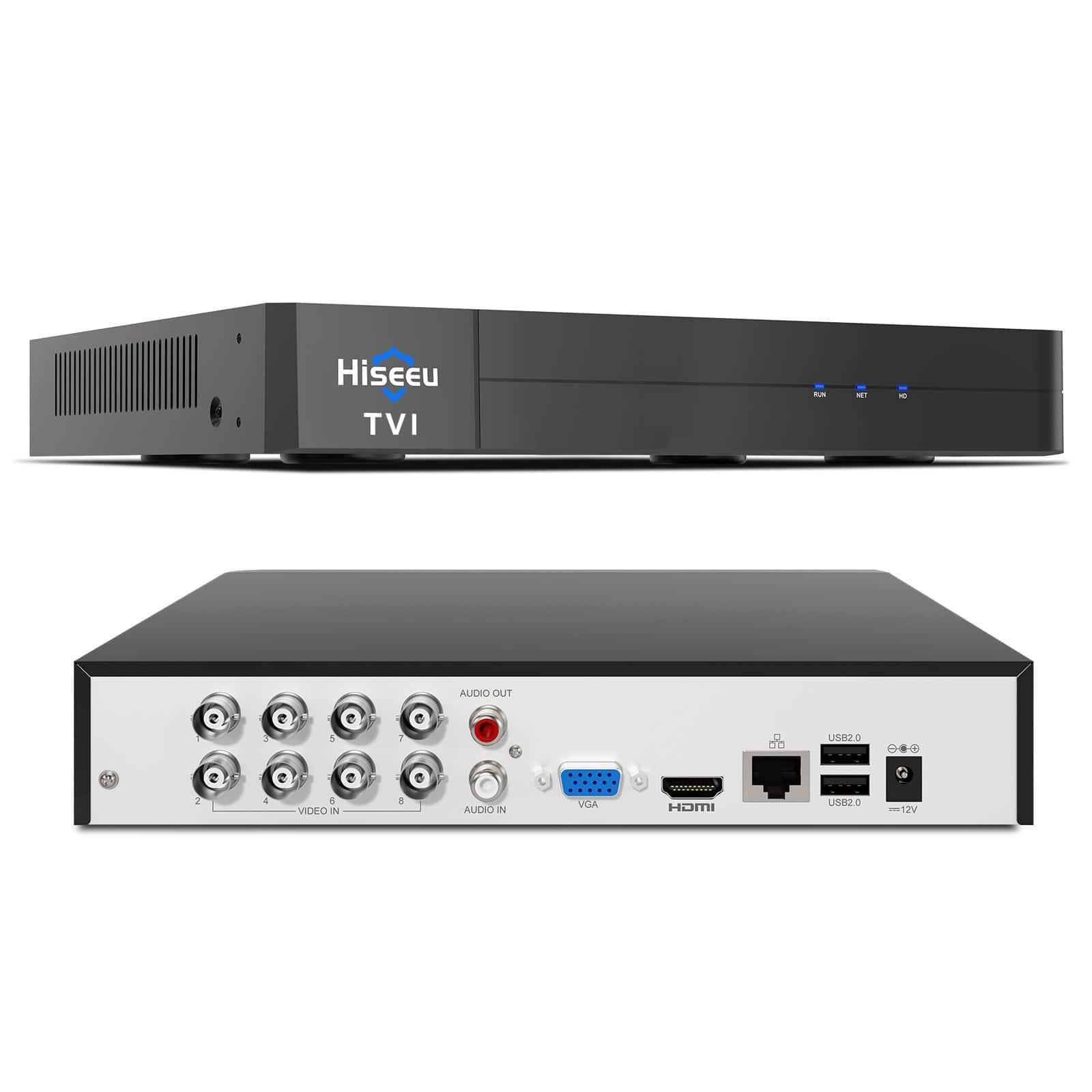 Hiseeu HD NVR 3チャンネル録画機 中古 NO Hard Drive】Hiseeu 3K DVR Security 5MP Digital Video Recorder Advan