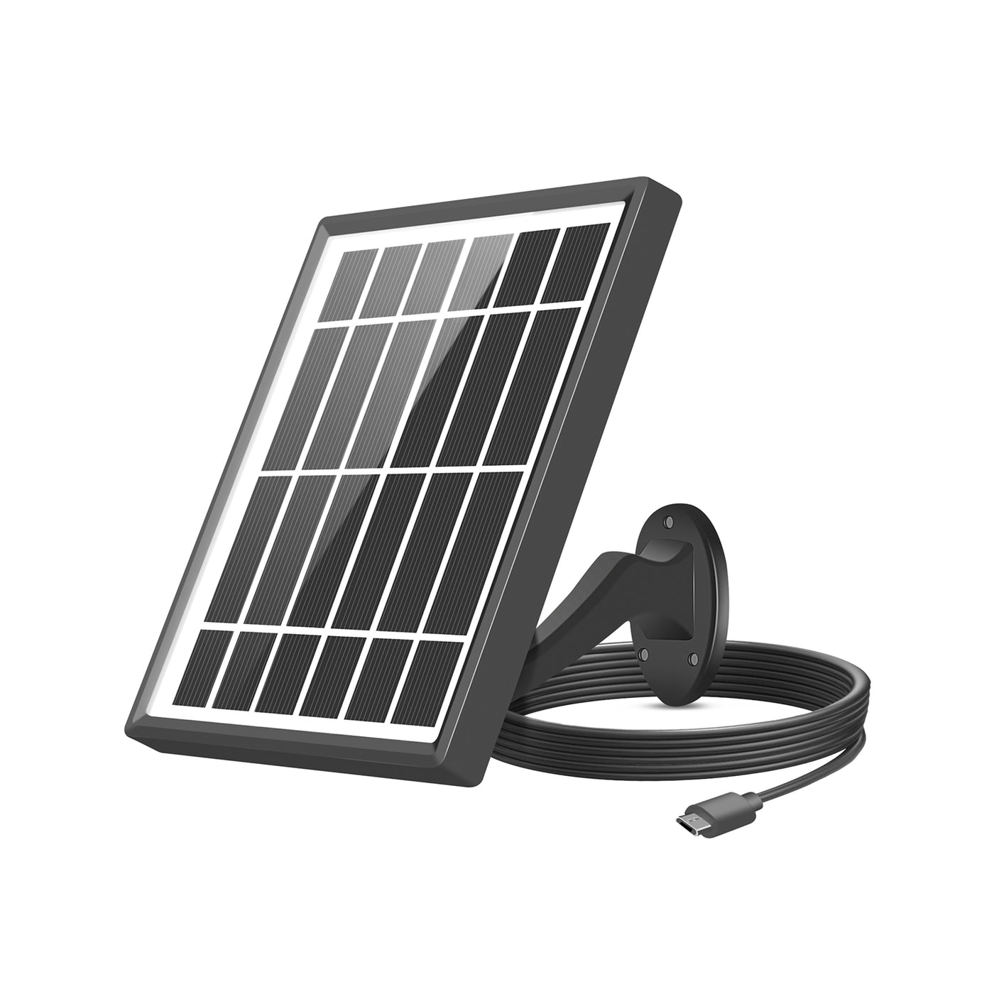 Solar Panel Compatible with Outdoor Rechargeable Battery Powered WiFi Security Camera C10/C10+/C20
