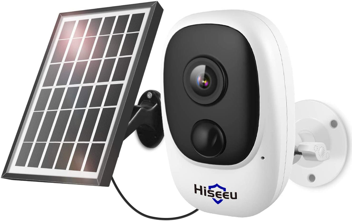 Solar Panel Compatible with Outdoor Rechargeable Battery Powered WiFi Security Camera C10/C10+/C20