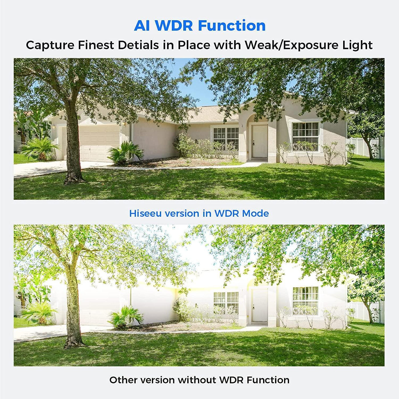 [Expandable 16CH,8MP] 4K Security Camera System, PoE Security Camera System , H.265+, WDR, 1-Way Audio, IP67 Waterproof,Free Remote Access, 3TB HDD for 7/24 Record