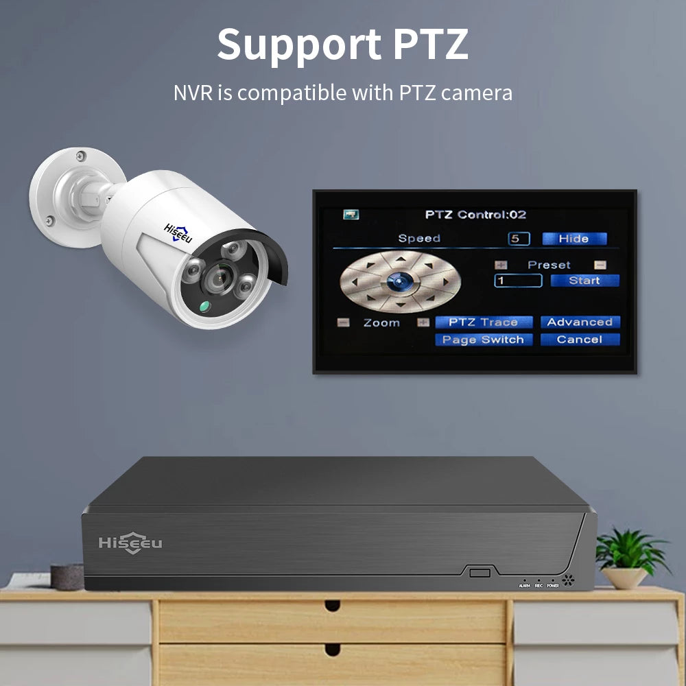 25CH 5MP 32CH 1080P 8CH 4K 8MP CCTV H.265+ NVR DVR Network Video Recorder ONVIF For IP Security Surveillance Camera P2P