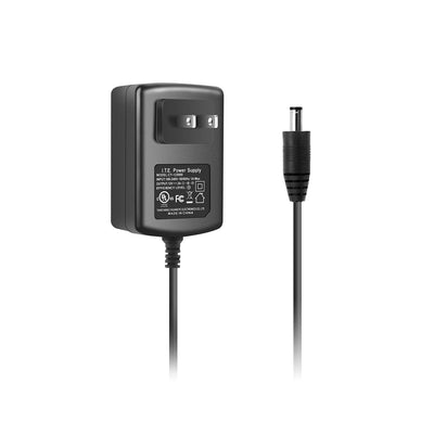Hiseeu 3ft AC 100-240V to DC 12V 2A Power Supply Adapter with 5.5mm x 2.1mm Plug for CCTV Cameras DVR NVR LED FCC Certified